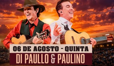 Di Paullo & Paulino abrem o Serrana Rodeo Music 2026 nesta quinta-feira
