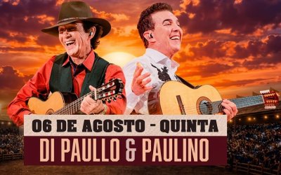 Di Paullo & Paulino abrem o Serrana Rodeo Music 2026 nesta quinta-feira