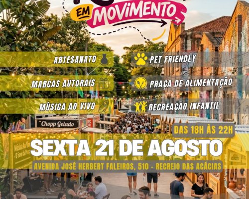 Rolê em Movimento leva lazer e cultura ao Recreio