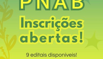 Cultura abre inscrições para nove editais da PNAB
