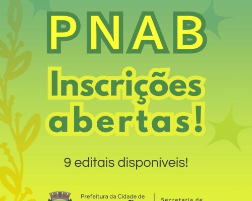 Cultura abre inscrições para nove editais da PNAB