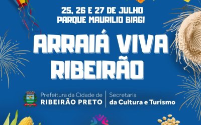 Arraiá Viva Ribeirão 2025 une tradição e solidariedade no Parque Maurílio Biagi