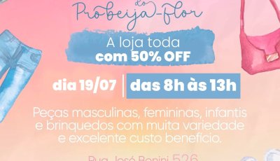 Bazar do Projeto Beija-Flor acontece em Sertãozinho neste sábado, dia 19
