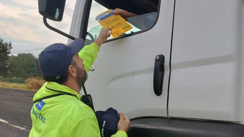 Dia do Caminhoneiro é comemorado com ação na Anhanguera
