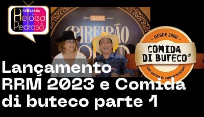 Lançamento do RRM 2023 e Parte 1 do Guia de Bares do Comida di buteco