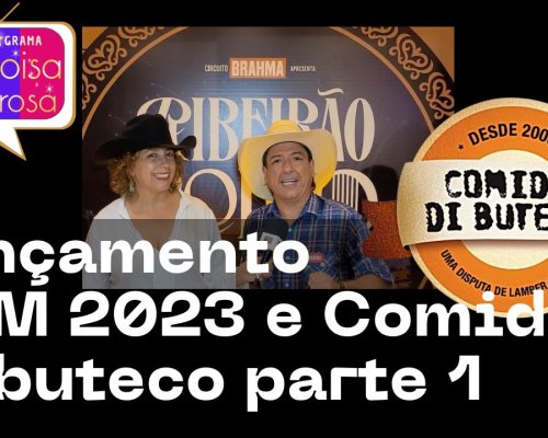 Lançamento do RRM 2023 e Parte 1 do Guia de Bares do Comida di buteco