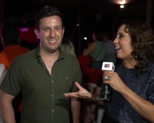 Rafael Pires Martins e Gisa Parreira são entrevistados no Jardinópolis Rodeio Show