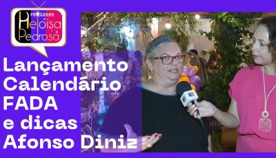 Lançamento Calendário FADA e dicas Afonso Diniz