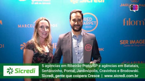 Samir Aiub Calixto Gerente Regional Sicredi é premiado Red Carpet