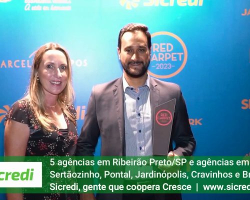 Samir Aiub Calixto Gerente Regional Sicredi é premiado Red Carpet