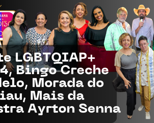 E foi eleita a corte LGBTQIAP+ 2024, matéria exclusiva, isso e muito mais no programa.