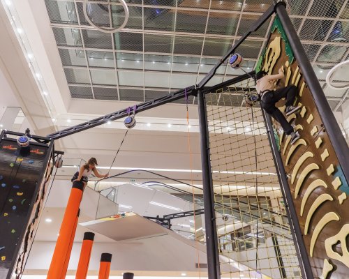 Atração com desafios de escalada é a novidade do RibeirãoShopping