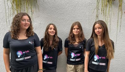  Premiadas nos Estados Unidos, jovens da Bionic Girls ministram palestra sobre aplicativo que ajuda pessoas com deficiência auditiva no POW Festival