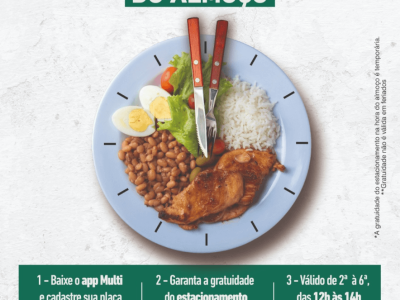 ShoppingSantaÚrsula oferece estacionamento grátis no almoço