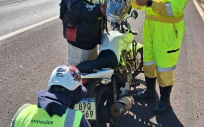 Entrevias promove ação de segurança para motociclistas em Sertãozinho