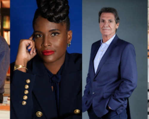 Domenico De Masi, Djamila Ribeiro, André Luiz Oliveira e Matheus Arcar