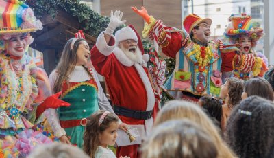 Chegada do Papai Noel ao ShoppingSantaÚrsula será neste domingo, dia 9 de novembro