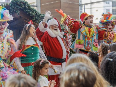 Chegada do Papai Noel ao ShoppingSantaÚrsula será neste domingo, dia 9 de novembro
