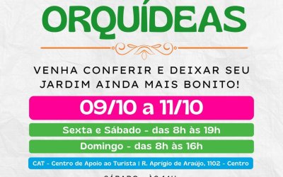 Exposição de Orquídeas reúne espécies e oficina de cultivo em Sertãozinho