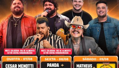 Serrana Rodeo Music começa com show gratuito de Cesar Menotti e Fabiano