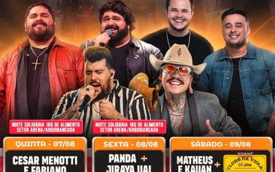 Serrana Rodeo Music começa com show gratuito de Cesar Menotti e Fabiano