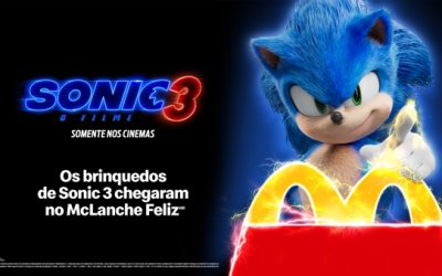 McLanche Feliz celebra o lançamento de Sonic 3