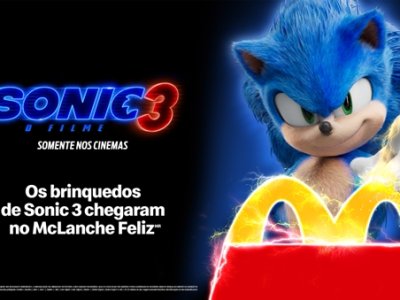 McLanche Feliz celebra o lançamento de Sonic 3
