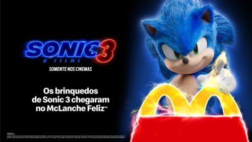 McLanche Feliz celebra o lançamento de Sonic 3