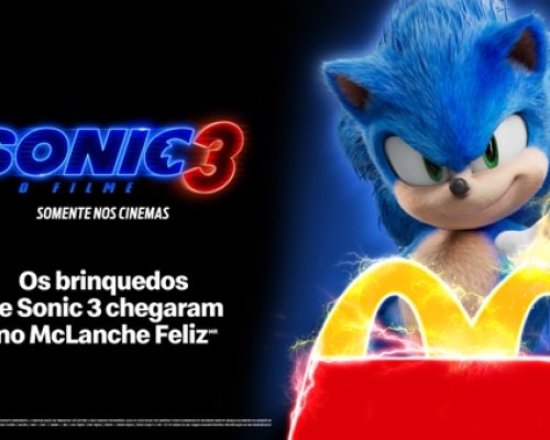 McLanche Feliz celebra o lançamento de Sonic 3
